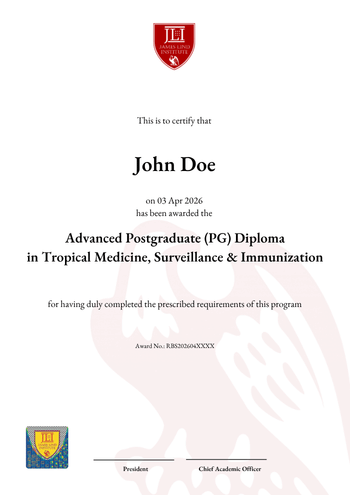 Advanced PG Diploma in Tropical Medicine, Surveillance & Immunization